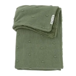 Meyco Ledikantdeken Mini Knots Sand Teddy 100x150cm