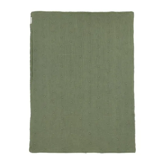 Meyco Ledikantdeken Mini Knots Sand Teddy 100x150cm