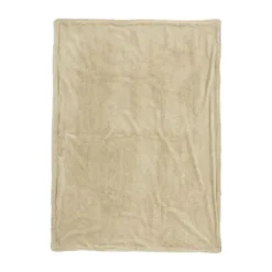 Meyco Ledikantdeken Mini Knots Sand Teddy 100x150cm