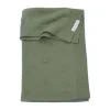 Meyco Ledikantdeken Mini Knots Forest Green 100x150cm