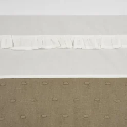 Meyco Ledikantlaken Ruffle White 100 x 150 cm