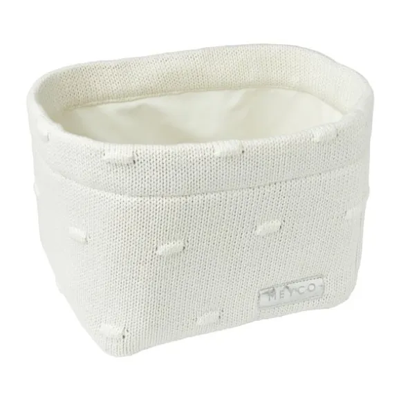 Meyco Mandje Medium Knots Offwhite