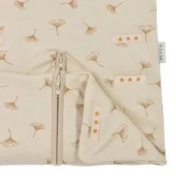Meyco Slaapzak 4-Seizoenen Deluxe - One Size - Jersey - Ginkgo - Soft Sand