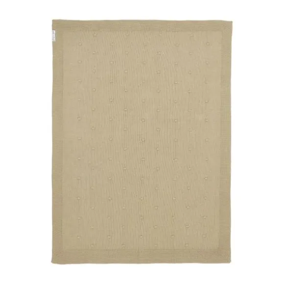 Meyco Wiegdeken Mini Knots Forest Green 75x100cm