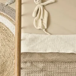 Meyco Wiegdeken Wafel Teddy Sand 75 x 100 cm