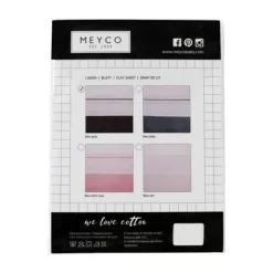 Meyco Wieglaken Bies Grijs 75 x 100 cm
