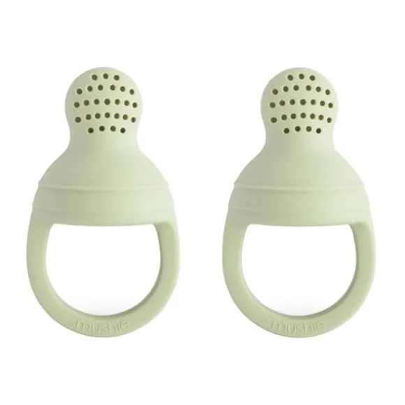 Mushie Fopspeen Clip Eva Pale Taupe