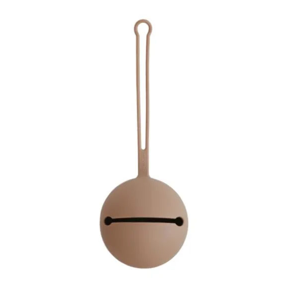 Mushie Fopspeen Clip Eva Pale Taupe