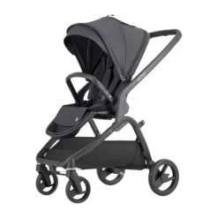 Mutsy Wandelwagen Flow Black Frame - Cognac Grip - Urban Green