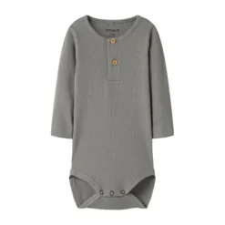 Name It Kab Button Romper - Maat 68 - Shadow