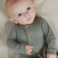 Name It Kab Button Romper - Maat 68 - Shadow