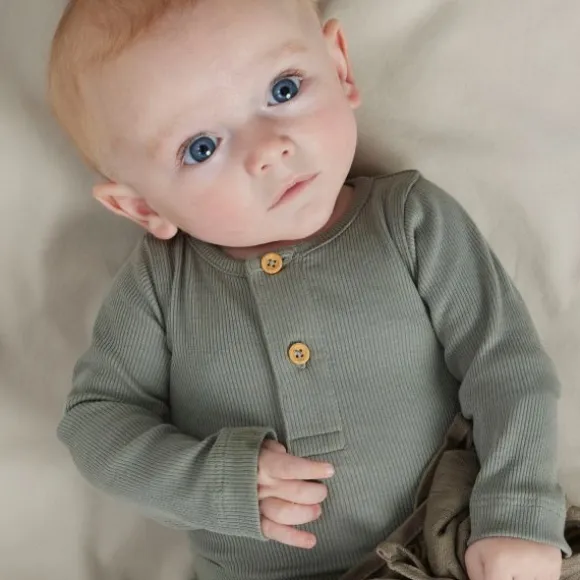 Name It Kab Button Romper - Maat 68 - Shadow