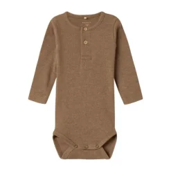 Name It Kab Button Romper - Maat 68 - Shadow