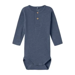 Name It Kab Button Romper - Maat 68 - Shadow