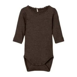 Name It Lace Romper - Kab NOOS - Delicioso Melange - Maat 80