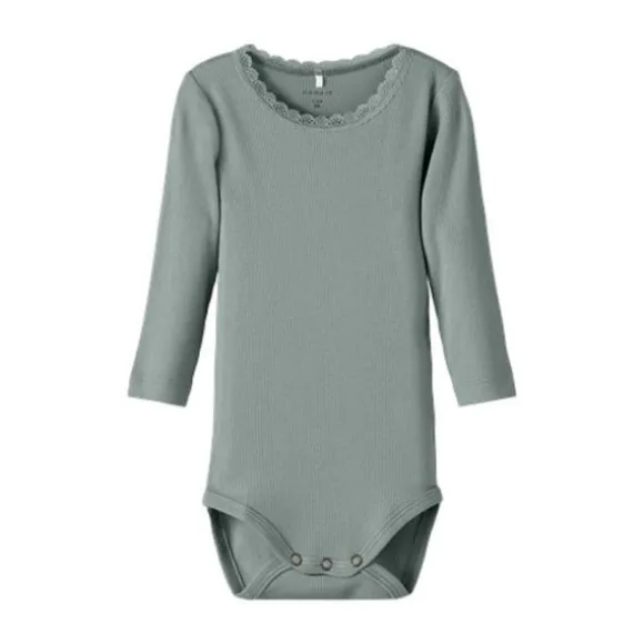 Name It Lace Romper - Kab NOOS - Slate Gray - Maat 56