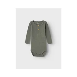 Name It Romper Kab Button Dusty Olive 62