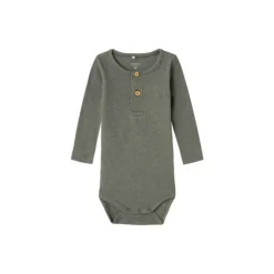 Name It Romper Kab Button Dusty Olive 62