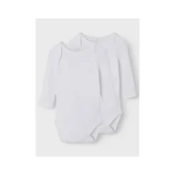 Name It Romper Needledrop 2-Pack Bright White 68