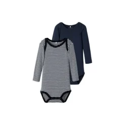 Name It Romper Stripe 2-Pack Dark Sapphire 74
