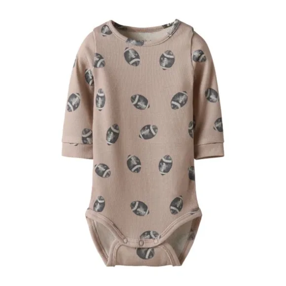 Name It Solution Romper - Maat 68 - Flint Stone