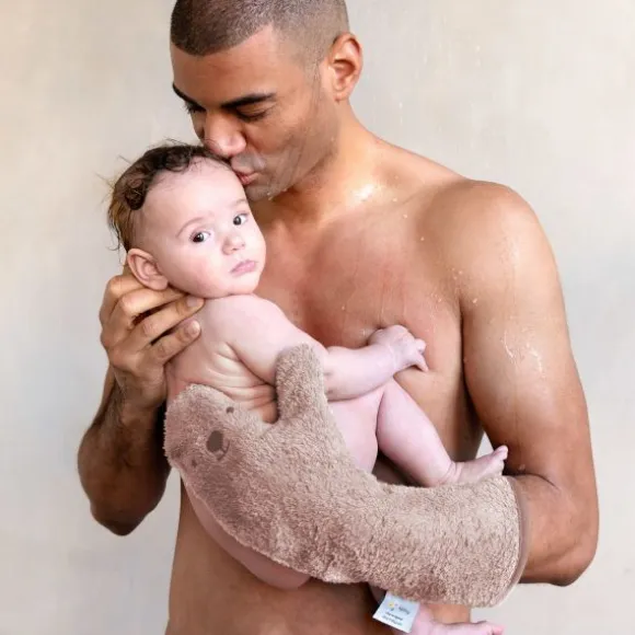 Nifty Baby Shower Gloves Vanilla Sand