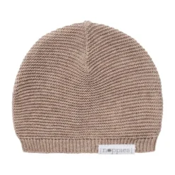 Noppies Muts Knit Rosita Taupe Melange  0-3 maanden