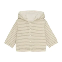Noppies Neddie Jasje - Stripe - Maat 50 - Offwhite