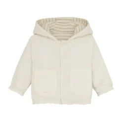Noppies Neddie Jasje - Stripe - Maat 50 - Offwhite