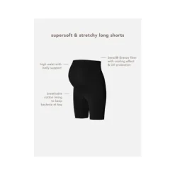 Noppies Seamless Sensil® Shorts Long Niru Black M/L