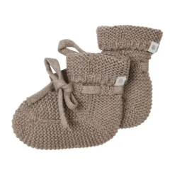 Noppies Slofjes Knit Nelson Taupe Melange