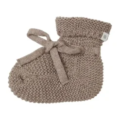 Noppies Slofjes Knit Nelson Taupe Melange