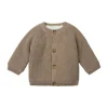Noppies Vest Knit Nevers Taupe Melange 56