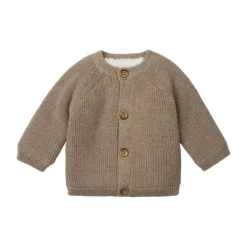 Noppies Vest Knit Nevers Taupe Melange 56