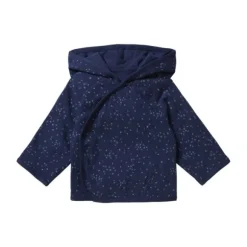 Noppies Vest Omkeerbaar Naper Print Black Iris 56