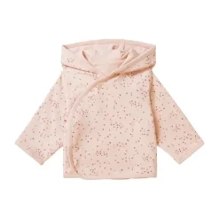 Noppies Vest Omkeerbaar Naper Print Rose Smoke 50