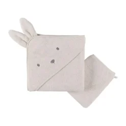 Noukie's B&M Badcape - 75 x 75 cm - Moka