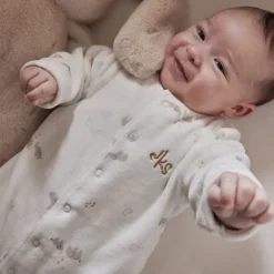 Noukie's B&M Pyjama – Maat 56 – Fluweel – Bali en Moka