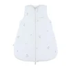 Noukie's F&O Slaapzak Met Borduursel - Maat 50 cm - Gewatteerde Mousseline - Wit