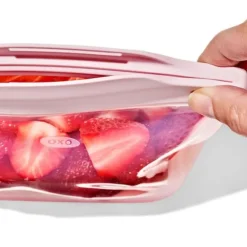 OXO Tot Bewaarzakken - 2 Pack - Silicone - Opal & Dusk