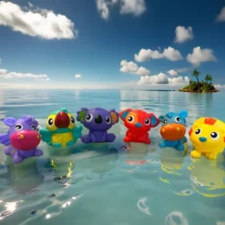Playgro Badspeelgoed - First Fun Floaties - 8 Stuks