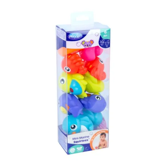Playgro Badspeelgoed - Mini Marine Squirtees - 10 Stuks