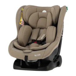 Puck autostoel Uno taupe (40-105cm) Gordelbevestiging