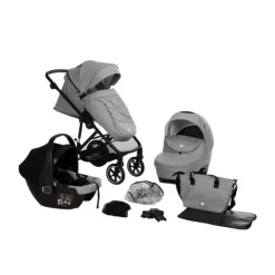 Puck Kinderwagen 3-in-1 Carl Grijs