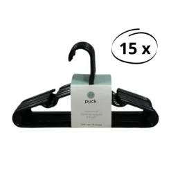 Puck Kledinghanger Kunststof Wit (15 stuks)