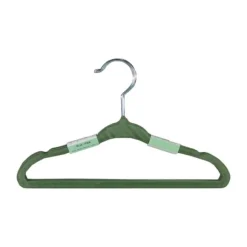 Puck Kledinghanger Velours Ecru (6 stuks)