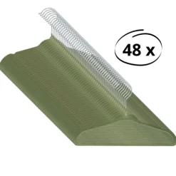 Puck Kledinghanger Velours Ecru (48 stuks)