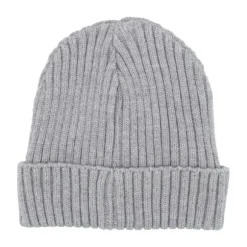 Puck Knit Muts - Light Grey Melange