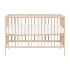 Puck Ledikant Raw Beuken Natural 60x120 cm