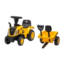 Puck loopauto tractor + aanhanger CAT